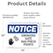 Signmission Safety Culture Sign, 14 in Width, Vinyl Decal, Rectangle OS-2PACK-NS-D-1014-L-18519 - alternate 2
